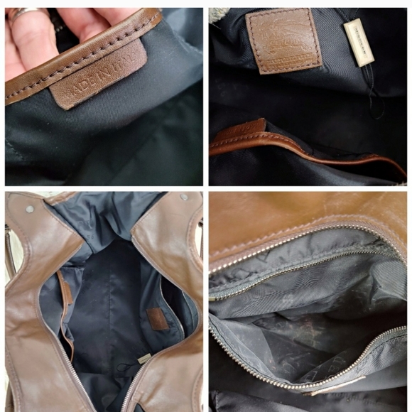 BURBERRY AVONDALE LEATHER HOBO BAG - Picture 16 of 16